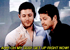 Fan asks Misha and Jensen for personalized alarm clock [x]Misha: So you want something to wake up to, to start your day off in the right mood, right? 