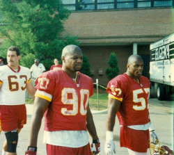 flippdaburd:   “I Forgot They Played There!”  Terry Crews Before he was “Triple OG Damon” in “Next Friday” and  “Cheeseburger Eddie” in the remake of the “Longest Yard” playing jail football, Terry Crews (#90) actually had a career