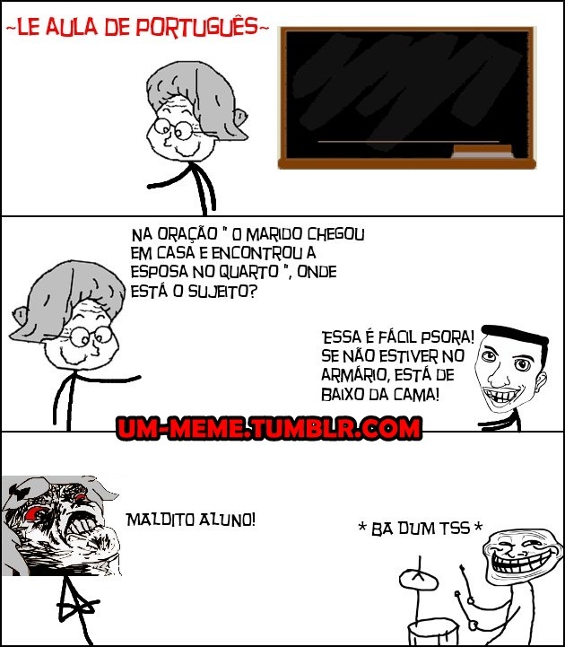 um-meme:  BA DUM TSS kkkk 