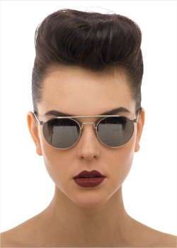 normakamali:  Make a standout statement in our KamaliKulture Round Metal Frame sunglasses 