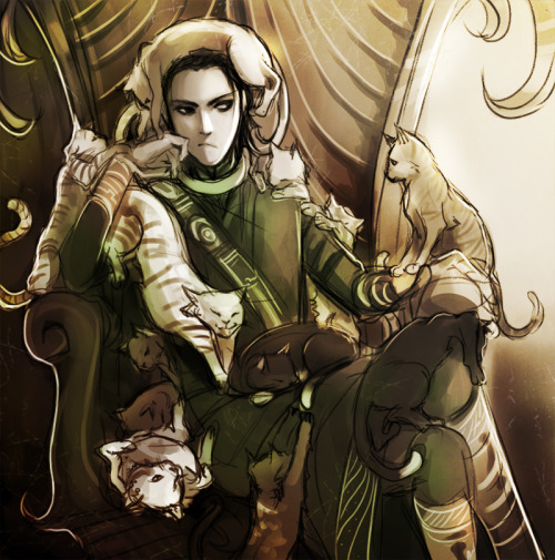 miyuli:Loki - God of Cats.…Wait.