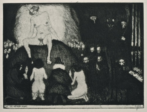 sorornex:  Stefan Eggeler, Walpurgisnacht (Gustav Meyrink’s edition), 1922. 