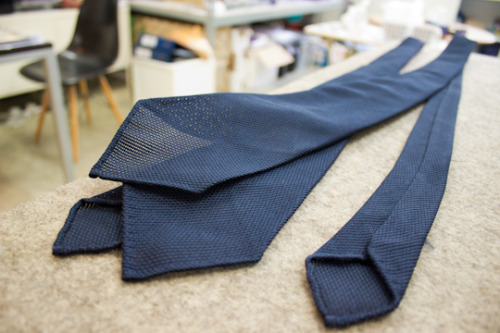 vandafineclothing:
“ Our new range of neckties and pocket squares are now up for grabs!
We’ve had numerous inquiries about our unlined six-fold grenadines since pictures started surfacing months ago from Spoo and TheSilentist, whom we are thankful...