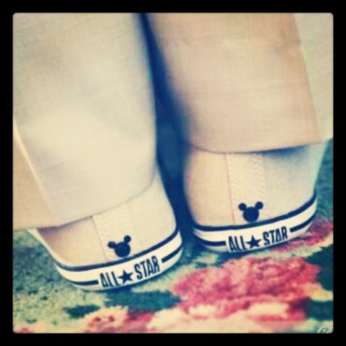 frncissdominc:  His Wedding Shoes! <3<3<3<3<3<3<3<3<3<3<3<3! #DisneyWeddings (Taken with instagram) 