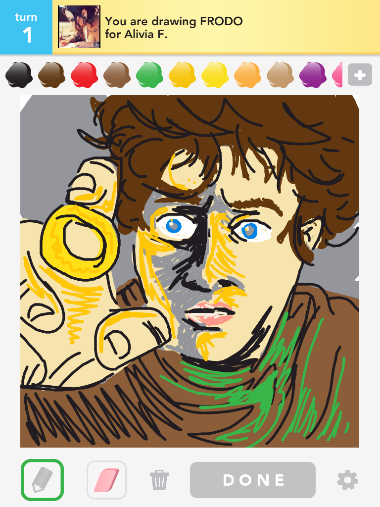 So I deleted my DrawSomething…
It was fun while it lasted, but after getting the same picture time after time after time, and spending more time drawing on an App instead of in my sketchbook…I’ve decided to let it go.
Above are some of what I...