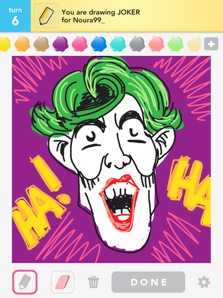 So I deleted my DrawSomething…
It was fun while it lasted, but after getting the same picture time after time after time, and spending more time drawing on an App instead of in my sketchbook…I’ve decided to let it go.
Above are some of what I...