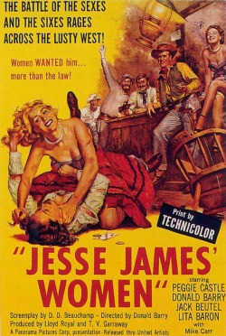 vitazur:  Jesse James’ Women, 1954. 