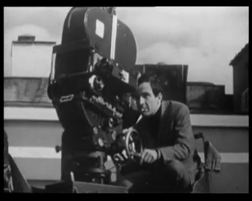 François Truffaut — Truffaut filming Fahrenheit 451