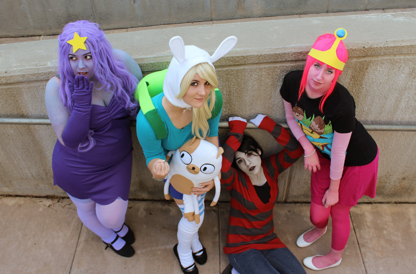 adventuretimefan:  ‘Here is a clear photo of everyone in our group :)PB, Marceline,