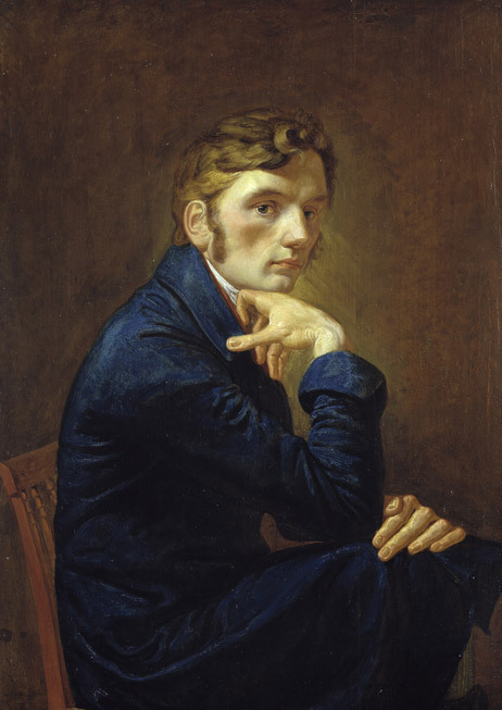 fuckyeahhistorycrushes:  Self Portrait by the oh-so-dashing Philip Otto Runge, 1805. German Romantic Painter. Developed the Farbenkugel (colour sphere). Lived from 23rd July 1777 till 2nd December 1810. 