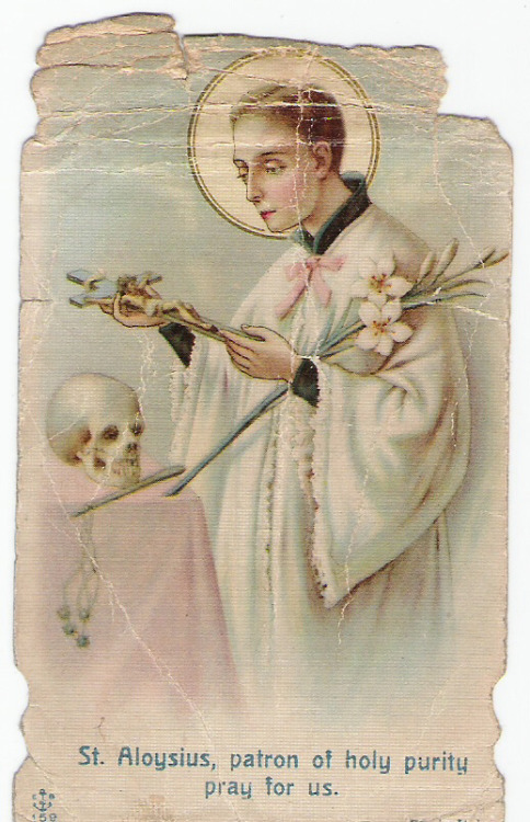 frankensteinsfunhouse:St. Aloysius, Patron Of Holy Purity, 1938