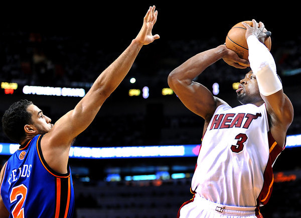 purpleheartsaint:  0-2. New York Knicks lose to the Miami Heat. 104-94. Player Of