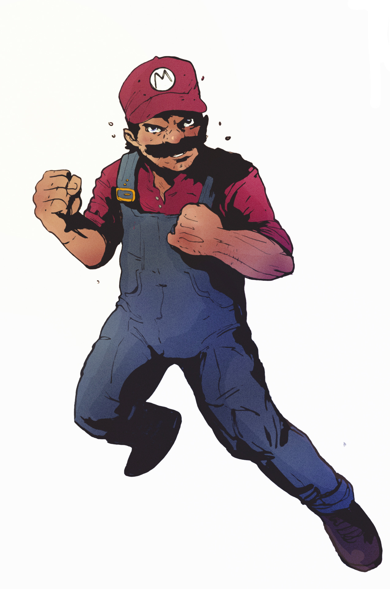 stefantosheff:  Mario Bros &frac14; Straight out of the streets of Brooklyn,