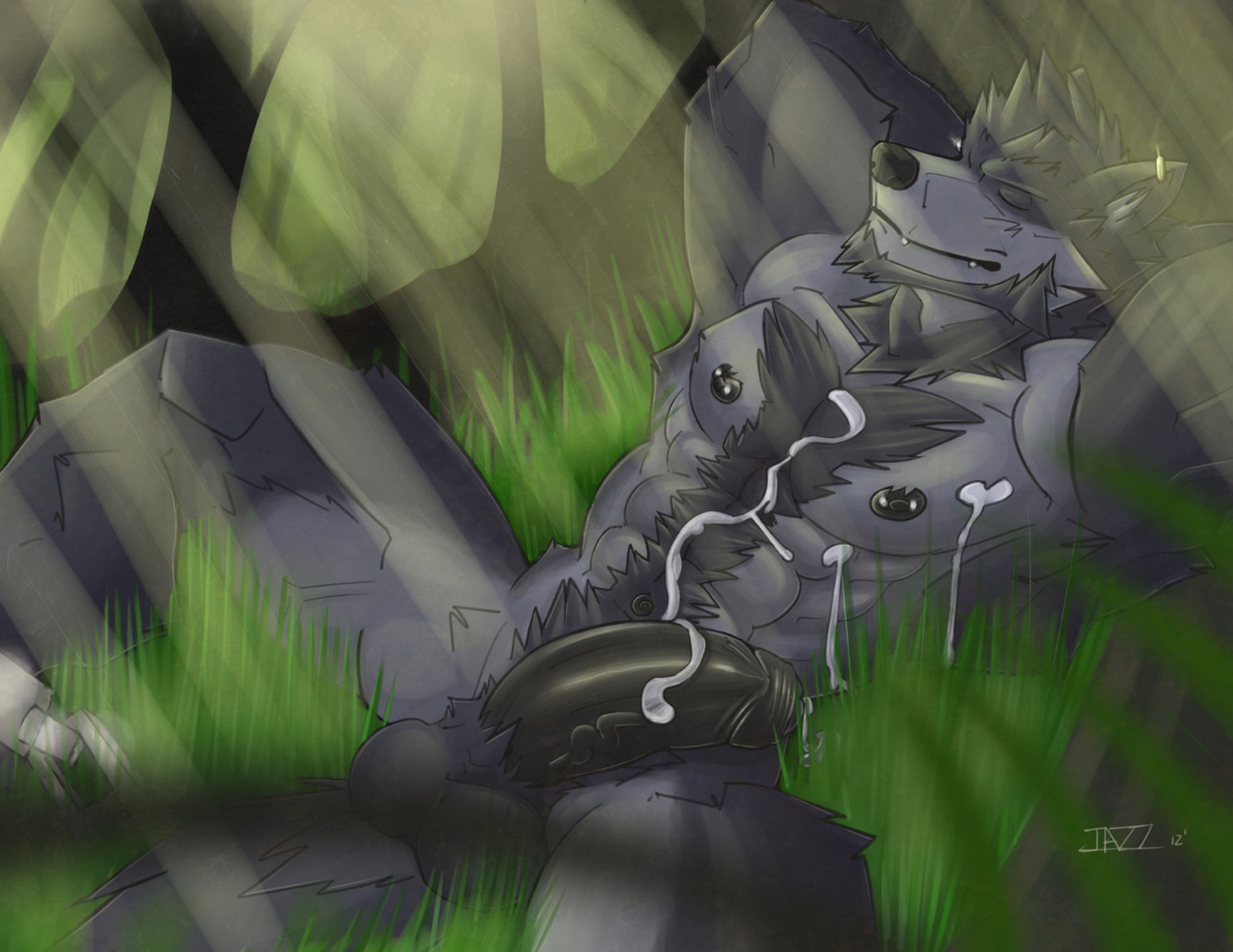 pandragonwolf:  The Afterglow - by jazzwolf 