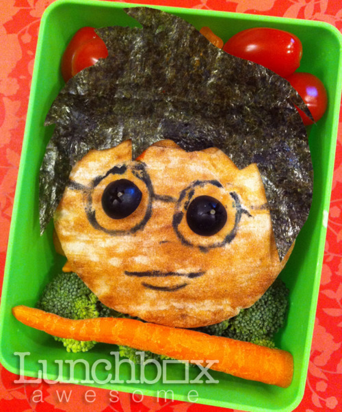 ianbrooks:  Lunchbox Awesome by Heather Sitarzewski Making a cute pop cultural bento box lunch for h