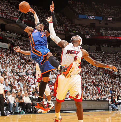 Porn photo fyeahbballplayers:  Melo x Lebron, NYK -