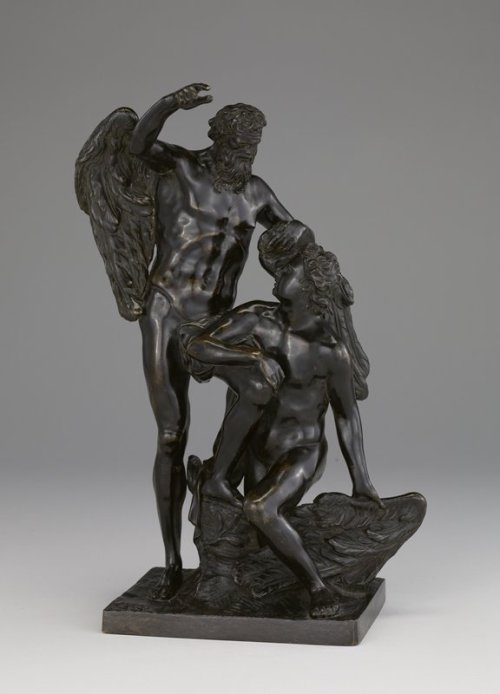 centuriespast: Daedalus Attaching the Wings to his Son, IcarusARTIST:Artist UnknownDATE:early 18th c