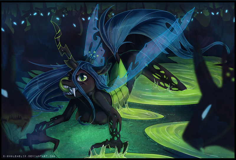 The Queen is Hungry by =D-oubleHelix So yeah, i&rsquo;m not as into anthro ponies