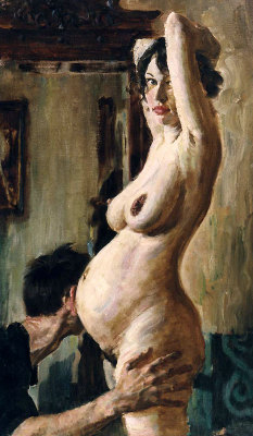 zitterberg:  Victor LyapkaloAwakening of Life1999 oil on canvas, 100 x 60 