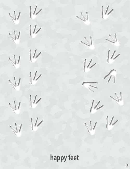 myminimalart: Minimal Film Poster - Happy Feet (2006) &copy; 0011101000110011