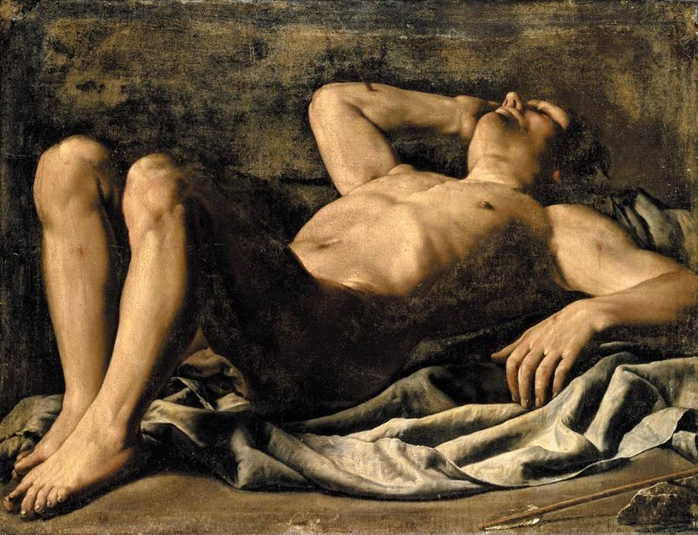 binnorie:  Marcantonio Bassetti  | St. Sebastian  Italian painter, Veronese school