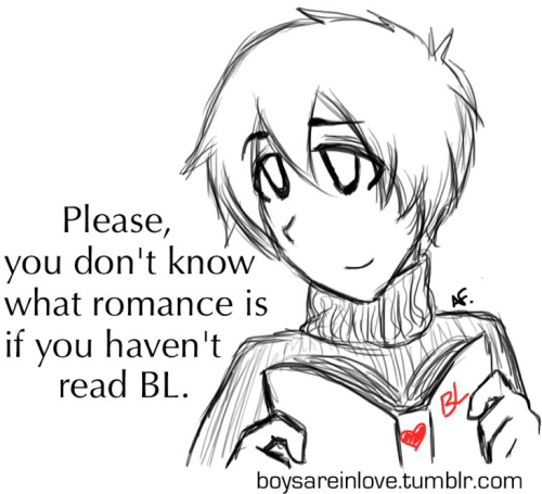 boysareinlove:  What is love?Baby yaoi, yaoi, please more.  (I drew that face and I felt like doing a joke with it, so here it is)