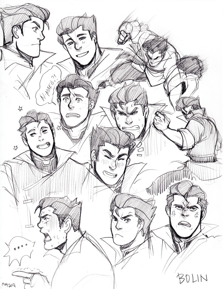 hinokit:  Finally was able to draw some LoK orzBolin is my fave from the guys and