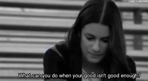 i just wanted to be perfect.