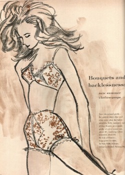 lizriden:   scan from Vogue c. 1950-1960