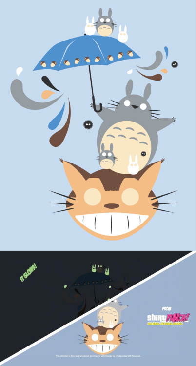 Totoro & Friends by Ashley Hay
For sale for 24hrs at shirtpunch