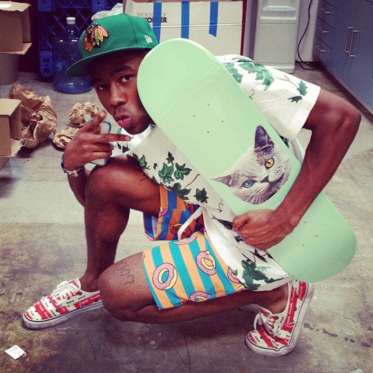 tyler the creator wearing vans 