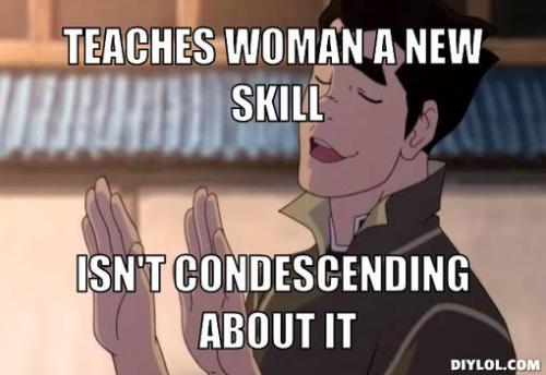 stopjumpinginshadycars:Feminist Bolin / Perfect Man Bolin [x]I guess I am the best man.