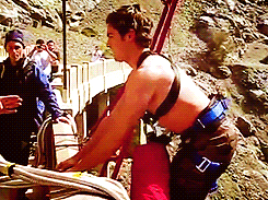 Zac bungee jumping off the Bridge to Nowhere // Take 2 (x)  