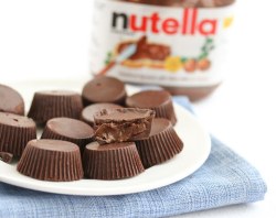 bakecookeatsleep:  Chocolate Nutella Cups