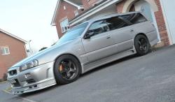 hondacivicef9:  stagea r34 front end