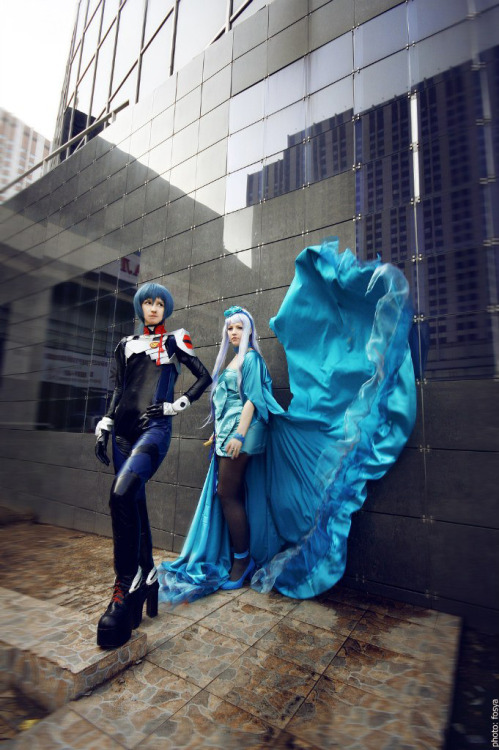 Saotome Alto and Sheryl Nome from Macross Frontier Source:  Kisaragi and Amie