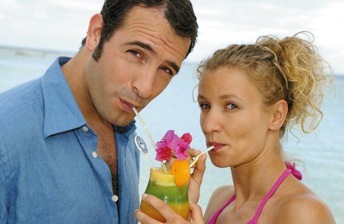 Academy Award winner, Jean Dujardin and his wife Alexandra Lamy at Trou aux Biches Resort & Spa in 2002.
Some episodes of the popular French TV show “Un gars, une fille” were shot at Sainte Anne in the Seychelles and at Trou aux Biches in Mauritius,...