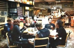 quinnkeeper:  The Avengers need to eat also!!! Check out Chris H. face! 