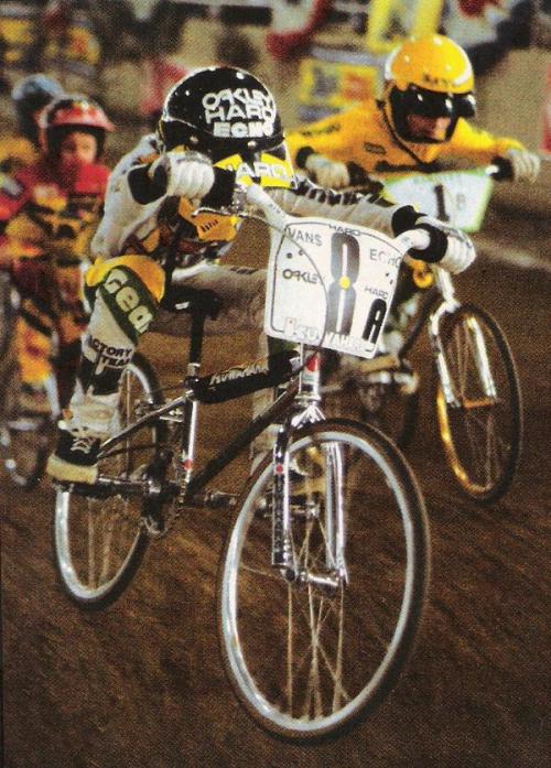 bmxsociety:  Derek Garcia… circa 83. Kid was so rad… he could jump higher and more radically than pe
