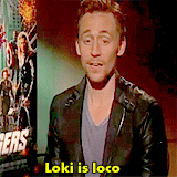 mishasteaparty:  Tom Hiddleston talks about himself his character - Loki 
