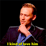 mishasteaparty:  Tom Hiddleston talks about himself his character - Loki 