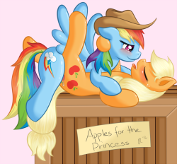 Yay, colored Appledash smut!