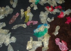 publicslut:  Anybody interested in swapping info on used condom play, please let me know.