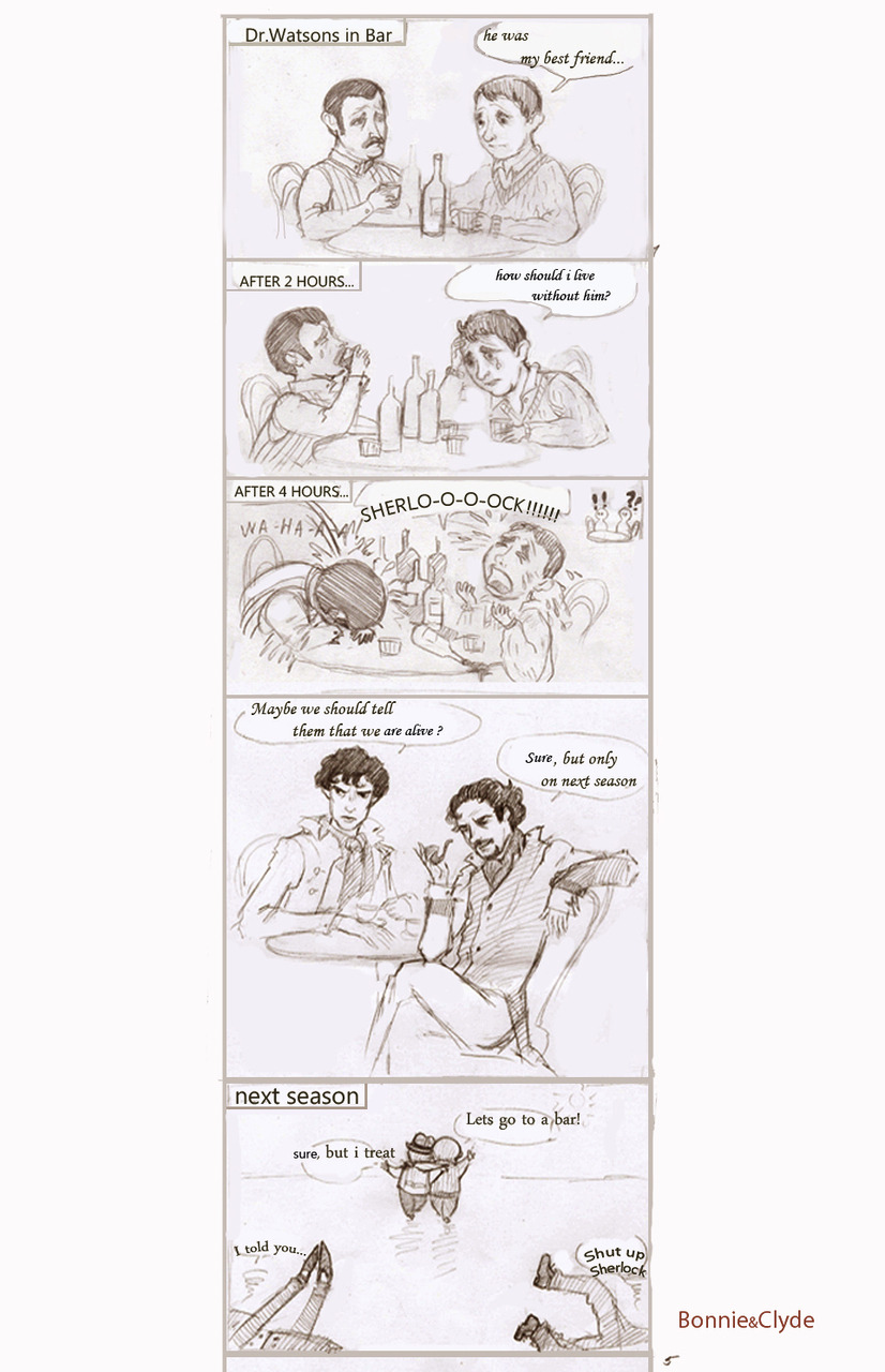 see-next-issue:  I still find it somewhat amusing that BOTH Sherlocks did the whole