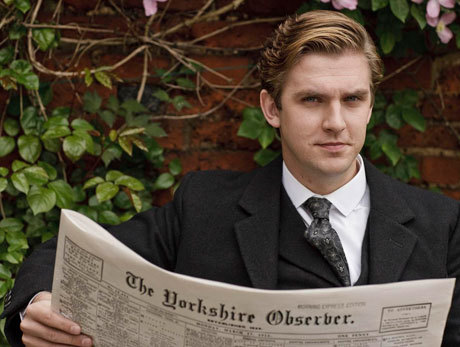 Matthew Crawley. A true Edwardian gentleman, and pretty darn sexy. -Secundus