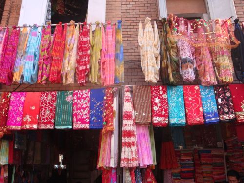 Fabric store, Kathmandu, Nepal Source: Zacapatista (2010)