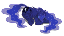 foofykitty:  MLP - Sleepyluna by ~Shachza