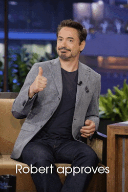 bangbang-downey:  see he approves of our love ;*