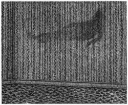 An illustration from Edward Gorey&rsquo;s &lsquo;the West Wing&rsquo;