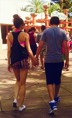 guydirectioners:  Liam and Danielle out in Florida. [x][x] 